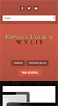 Mobile Screenshot of emmauswylie.com