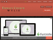 Tablet Screenshot of emmauswylie.com